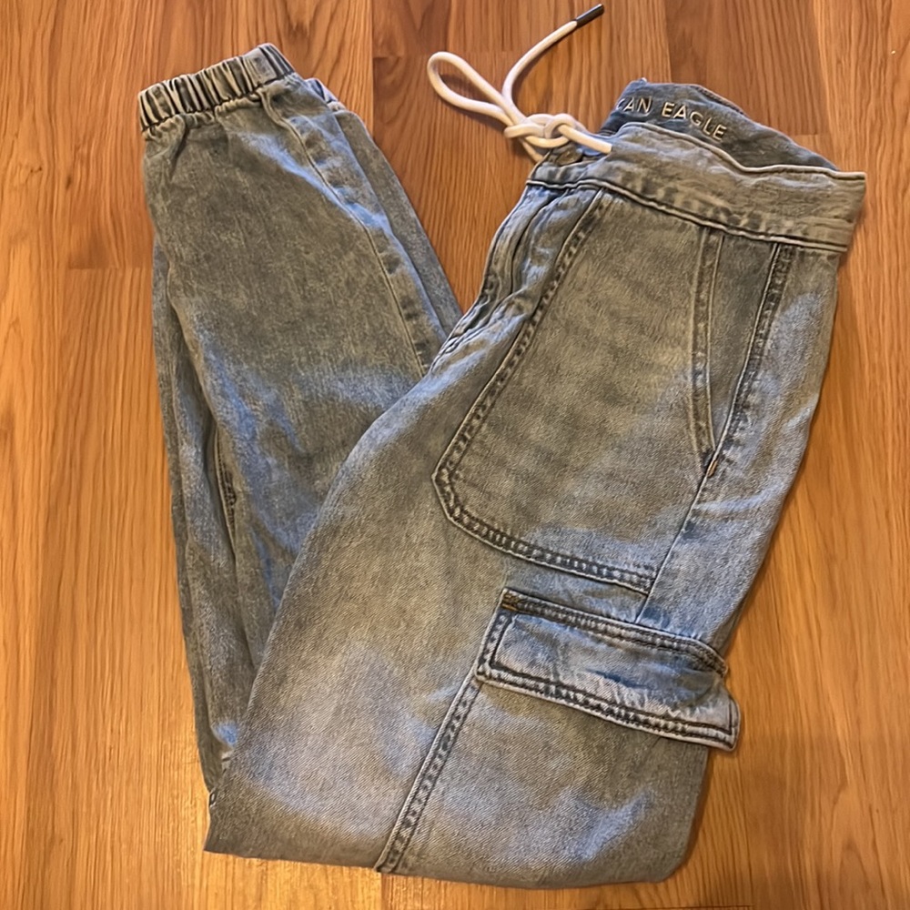 American Eagle - Drawstring Cargo Jeans - image 5